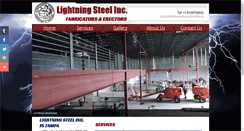 Desktop Screenshot of lightningsteelinc.com